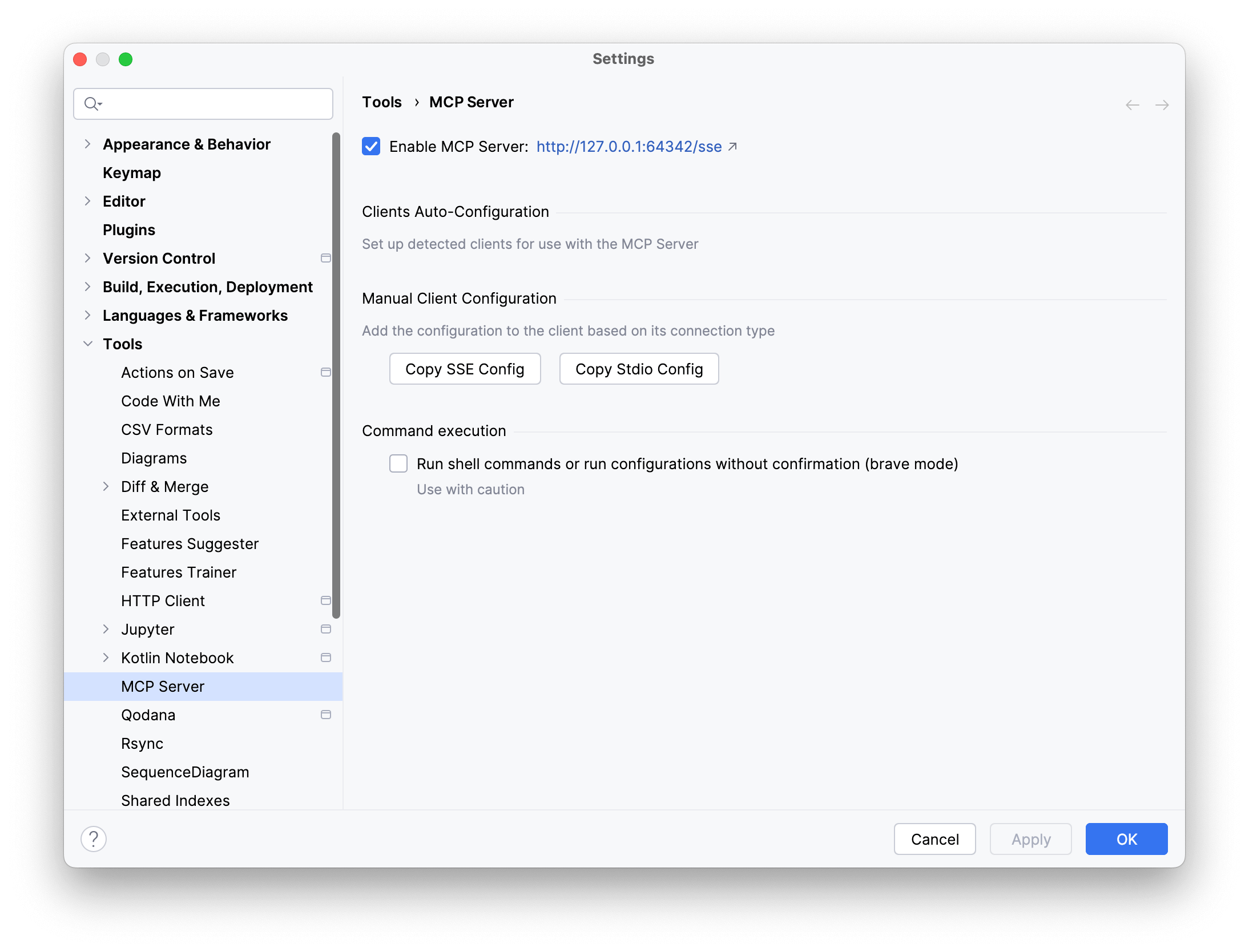 Enable MCP Server